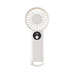 Portable Mini Fan Rechargeable Cordless Lightweight Personal Handheld Fan with Digital Display and Multiple Speeds