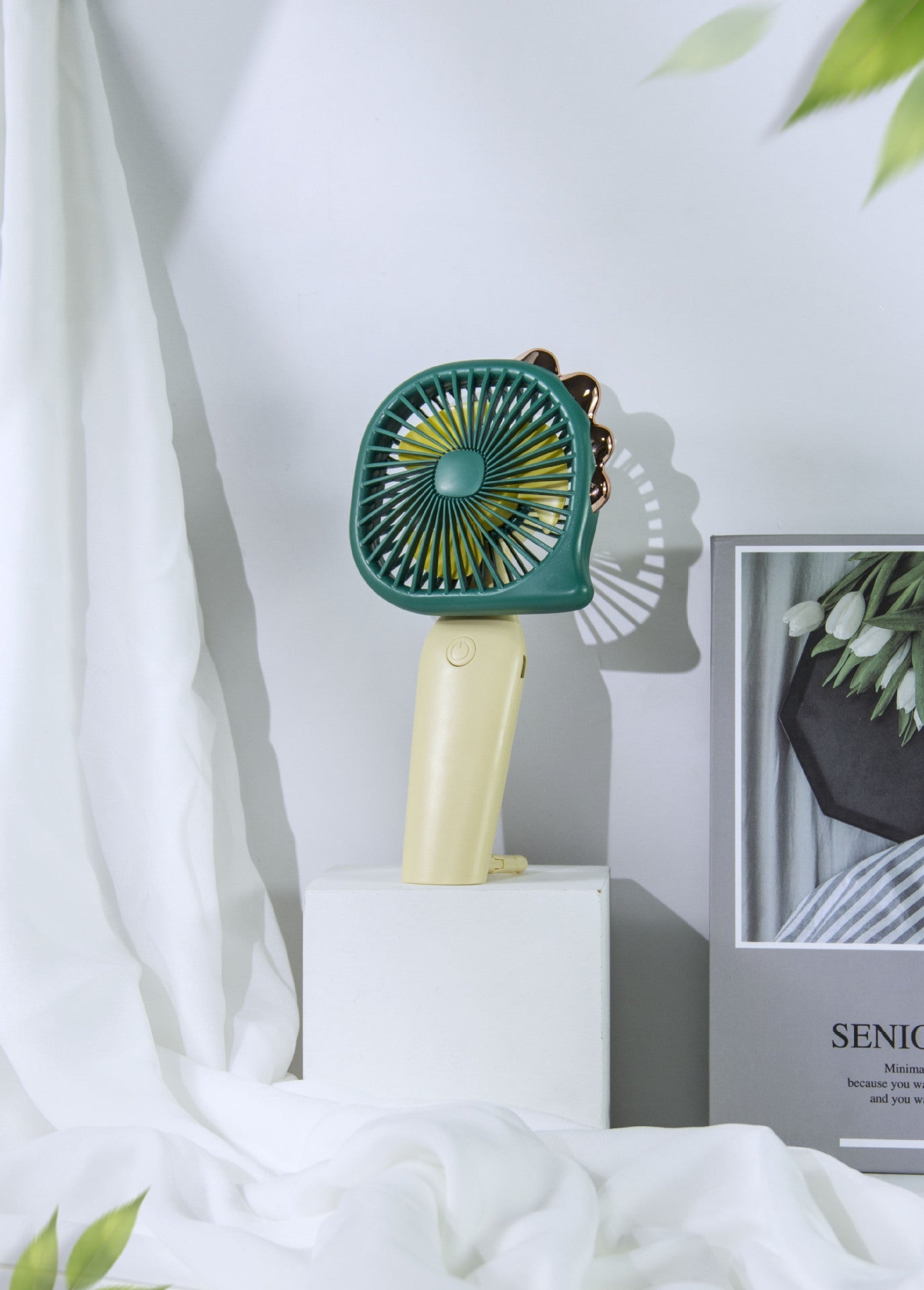 Harrow Rechargeable Handheld Fan Compact Portable Lightweight Quiet Operation Unisex