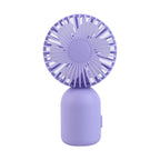 Rechargeable Mini Fan Bunny-Themed Portable USB Cooling Fan Quiet Operation