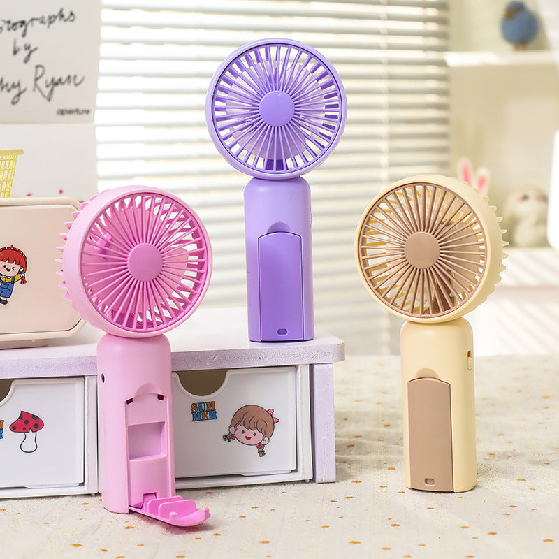 Portable Mini Handheld Fan USB Rechargeable Quiet Operation Ergonomic Design Adjustable Rotation