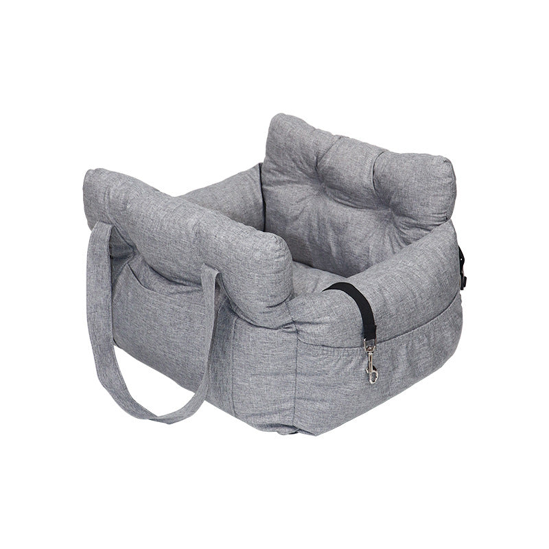 Harrow Dog Car Seat with Adjustable Safety Belt Comfortable Padded Travel Seat for Small to Medium Dogs