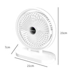 Mini Desk Cooling Fan Portable Quiet Adjustable Angle Personal Fan