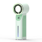 Portable Facial Mist Sprayer with USB Rechargeable Mini Fan Ultrasonic Hydrating Skincare Device