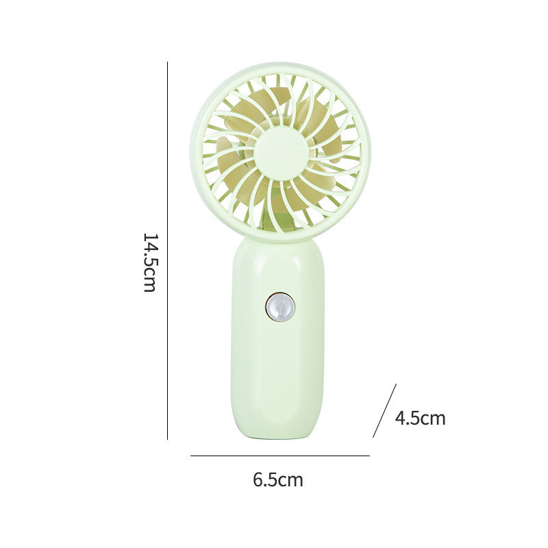 Portable Handheld Fan Rechargeable Battery Lightweight Compact Design