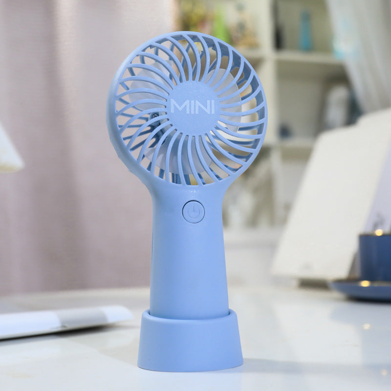 Portable Handheld Fan with Ergonomic Design USB Rechargeable Compact Personal Cooling Fan