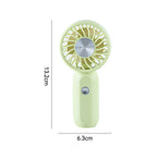 Portable High-Speed Handheld Fan Rechargeable USB Battery Lightweight Ergonomic Grip