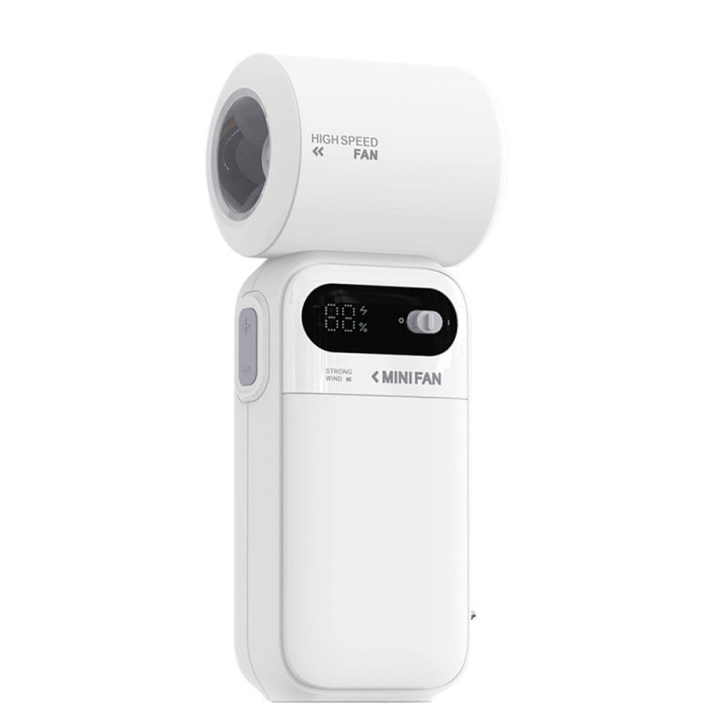 High-Speed Portable Mini Fan Rechargeable Compact Personal Cooling Fan with Digital Display