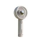 Portable Leaf-Shaped Mini Fan Rechargeable Quiet Operation Compact Lightweight