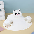 Women's Cooling Plate with Dual Fans and Panda Design Portable Personal Fan