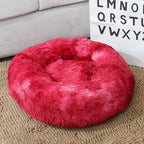 Fluffy Dog Bed Hypoallergenic Soft Round Non-Slip Machine Washable