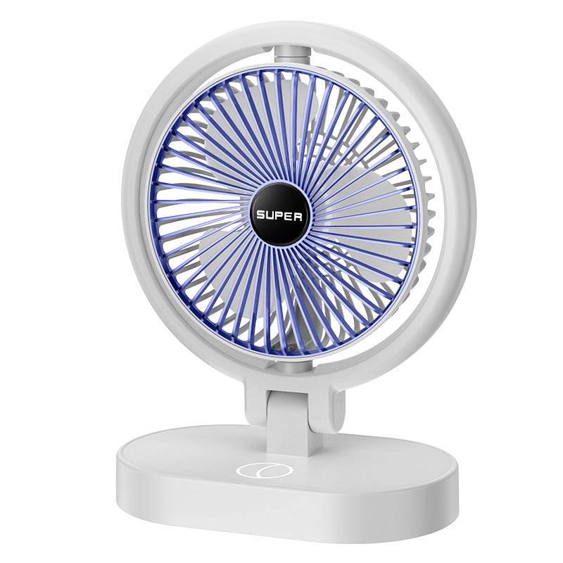 Portable USB Table Fan Foldable Quiet Operation Compact Design