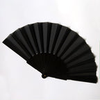 Ladies Hand Fan High-Quality Paper and Natural Wood Elegant Foldable Handheld Fan