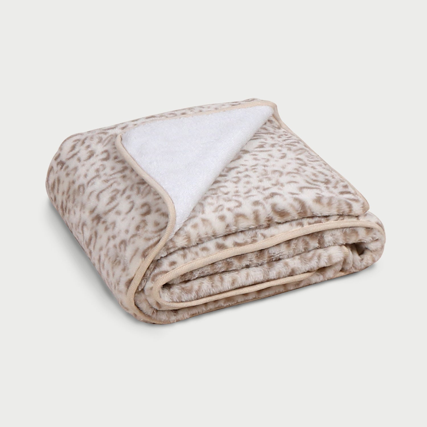 Brehn Ladies Snuggle Blanket Soft Lightweight Leopard Print Cozy Throw Blanket