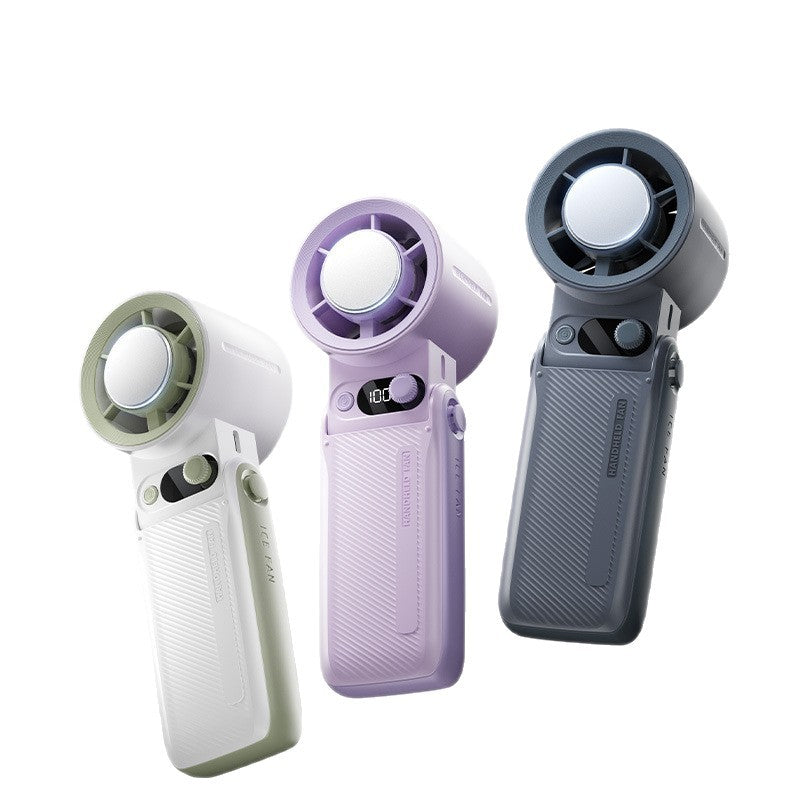 Portable Rechargeable Handheld Cooling Fan with Adjustable Speed Lightweight Quiet Operation