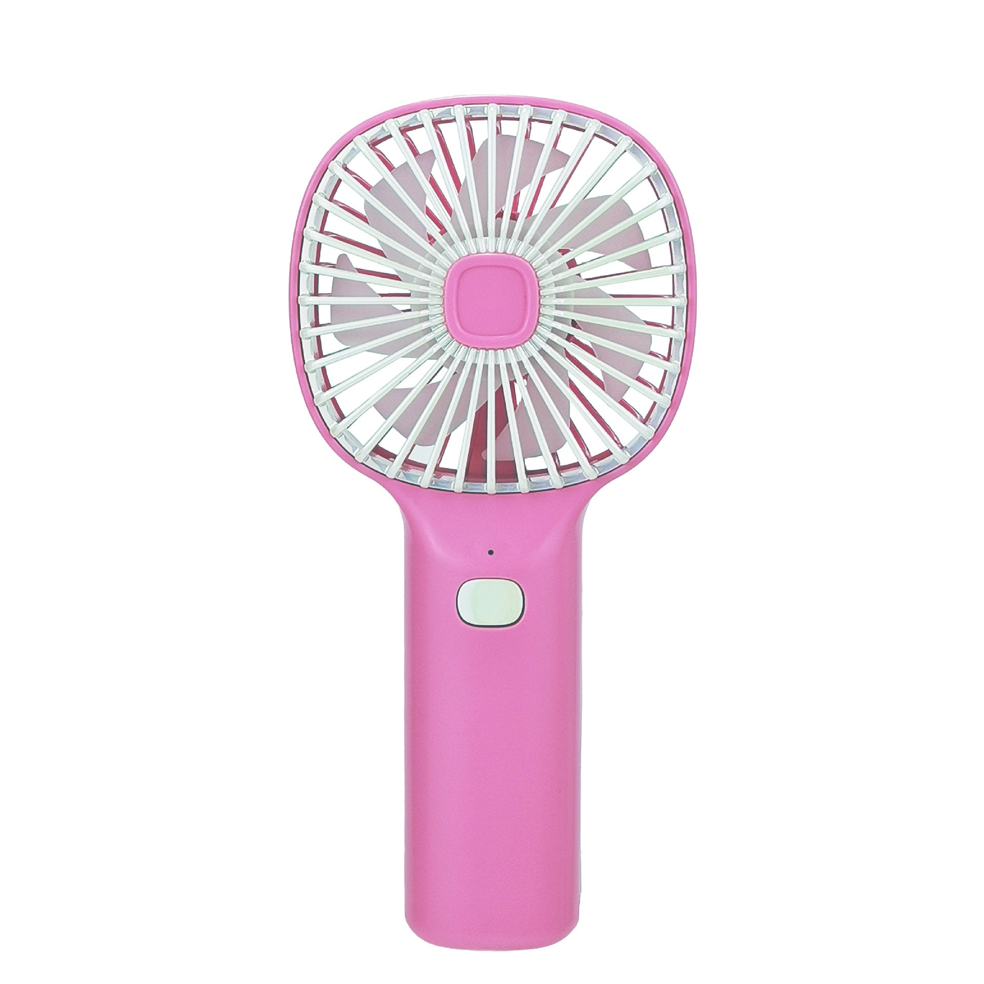 Portable Handheld Fan with Ergonomic Handle USB Rechargeable 3 Speed Settings