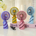 Women Portable USB Hand Fan Lightweight Compact Cute Design Quiet Operation