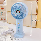 Portable USB Rechargechargeable Handheld Fan Compact Lightweight with Multiple Speeds