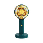 Portable Mini Fan with Flexible Tilt USB Rechargeable Compact Travel Fan