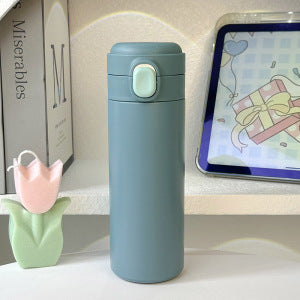 Women’s Insulated Water Bottle Double Wall Leak-Proof Cap Floral Design BPA-Free