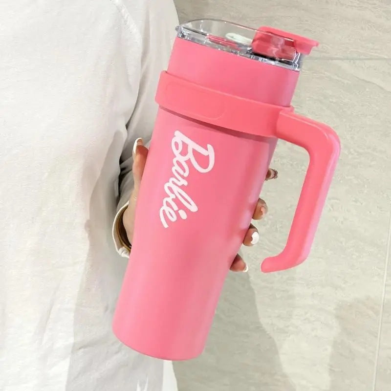 Women’s Insulated Drinking Cup BPA-Free Reusable Travel Mug with Handle and Lid