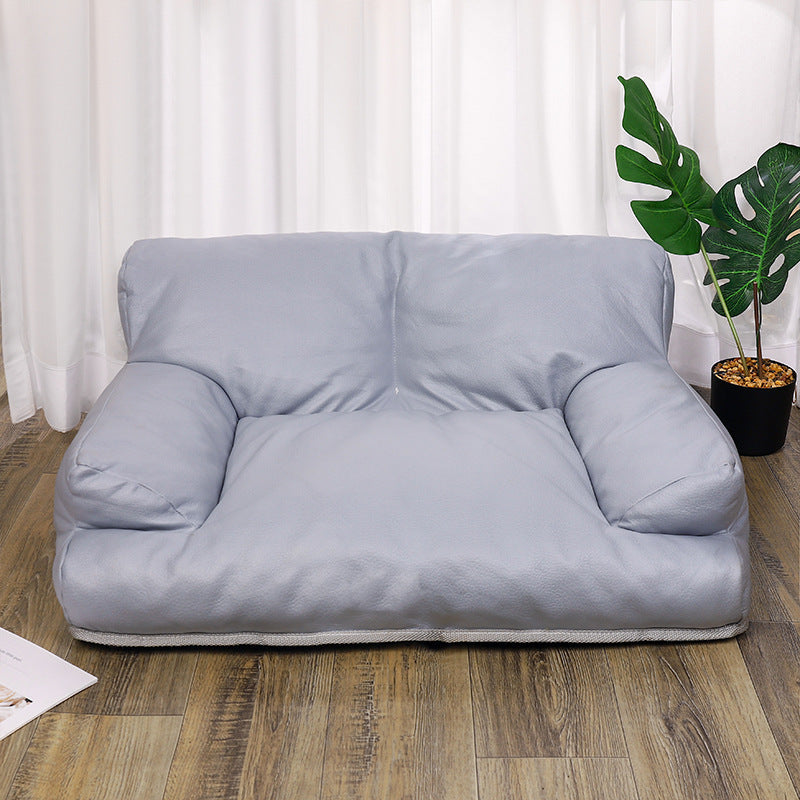 Pet Bed with Comfortable Padding and Non-Slip Bottom for Dogs and Cats
