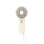 Portable Handheld Fan USB Rechargeable Foldable Handle Carrying Strap Unisex