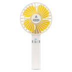 Harrow Portable Handheld Fan Lightweight Compact 3-Speed Rechargeable Battery Operated