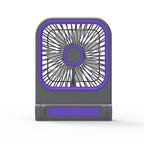 Portable Mini Fan for Women Ergonomic Design USB Rechargeable 3-Speed Quiet Cooling