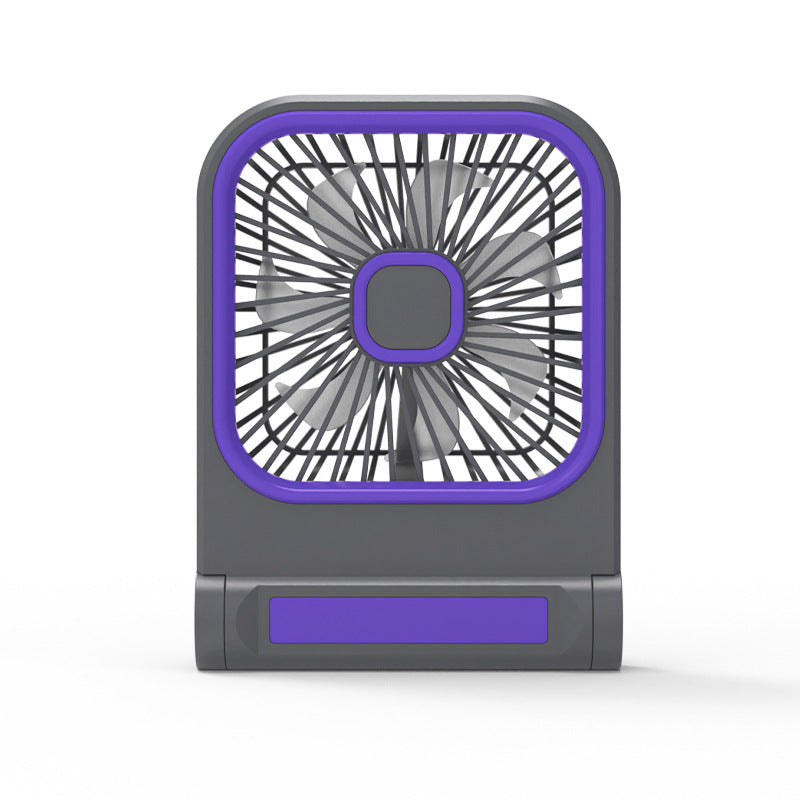 Portable Mini Fan for Women Ergonomic Design USB Rechargeable 3-Speed Quiet Cooling