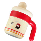 Playful Coffee Mug with Cute Puppy Design BPA-Free Plastic Insulated Leak-Proof Lid Ergonomic Handle
