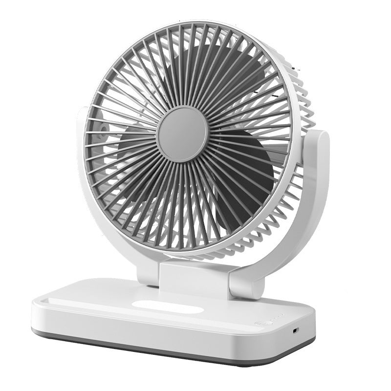 Unisex Table Fan Portable Quiet Adjustable Tilt Compact Cooling Fan