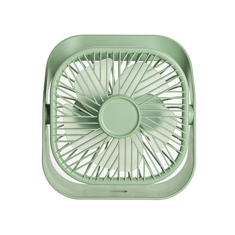 Unisex Ceiling-Mounted Industrial Circular Fan with Swivel Handle for Workshop and Warehouse Ventilation