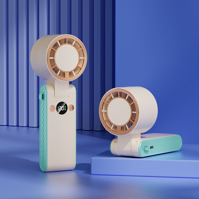 Mini Cooling Fan USB Rechargeable Portable Compact Personal Fan with Adjustable Speeds