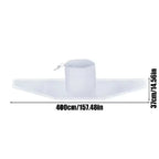 Rain Drainage Diverter Flexible PVC Gutter Splash Guard with Adjustable Sleeve One Size