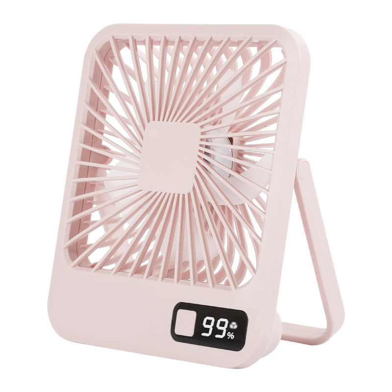 Rechargeable Personal Desk Fan Portable Quiet Adjustable Speed with LED Display
