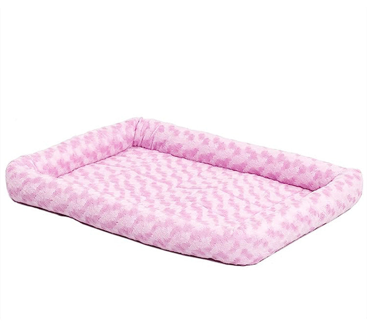 Harrow Soft Cozy Cat Bed with Padded Cushion and Non-Slip Bottom Solid Color