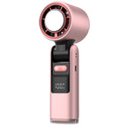 Portable Handheld Fan Compact Quiet 3-Speed with Digital Battery Display