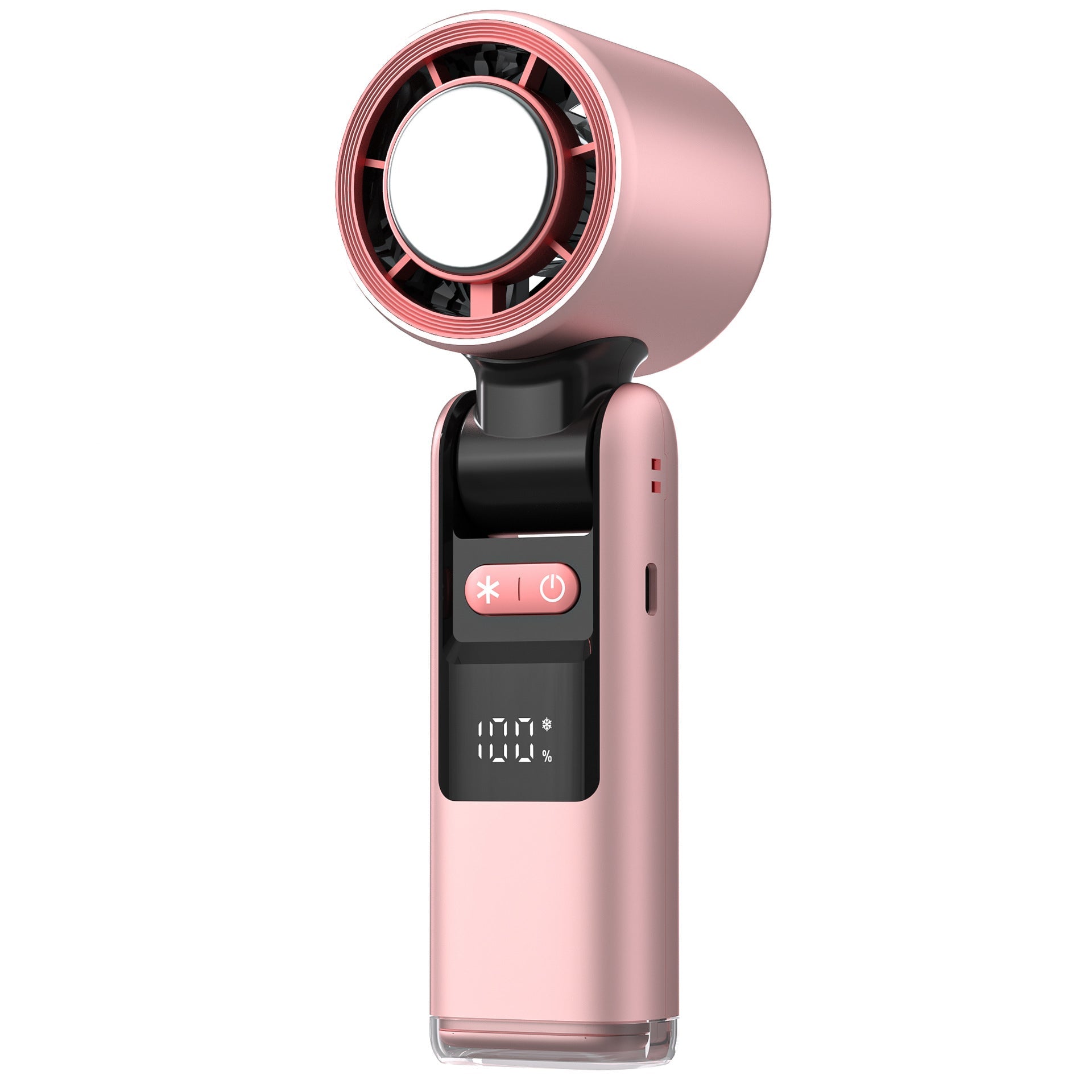 Portable Handheld Fan Compact Quiet 3-Speed with Digital Battery Display