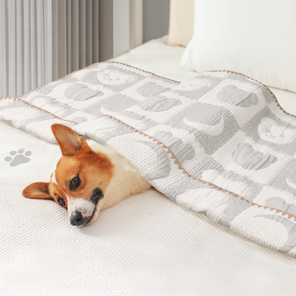 Harrow Unisex Pet Blanket Soft Cozy Non-Slip Machine Washable Small to Medium Size