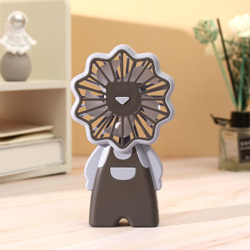 Portable Mini Fan Creative Figure Design Lightweight Handheld Personal Fan