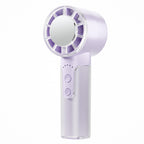 Women's Portable Mini Fan with Built-In Mirror Rechargeable Quiet Operation Compact Design