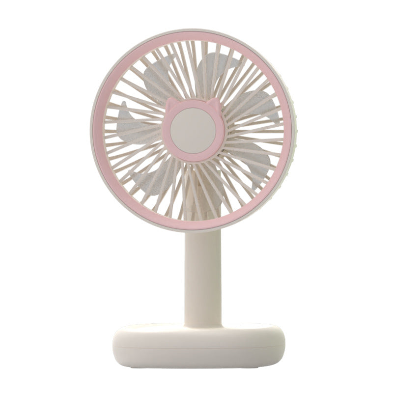 Portable Cat Fan Compact Quiet Personal Cooling Fan with Multiple Speeds