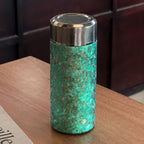 Double-Walled Stainless Steel Thermos Bottle Leak-Proof Insulated Water Bottle for Hot and Cold Drinks