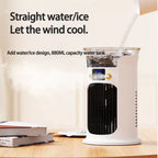 USB Humidifying Tower Fan Compact Air Circulation with LED Display Portable Quiet