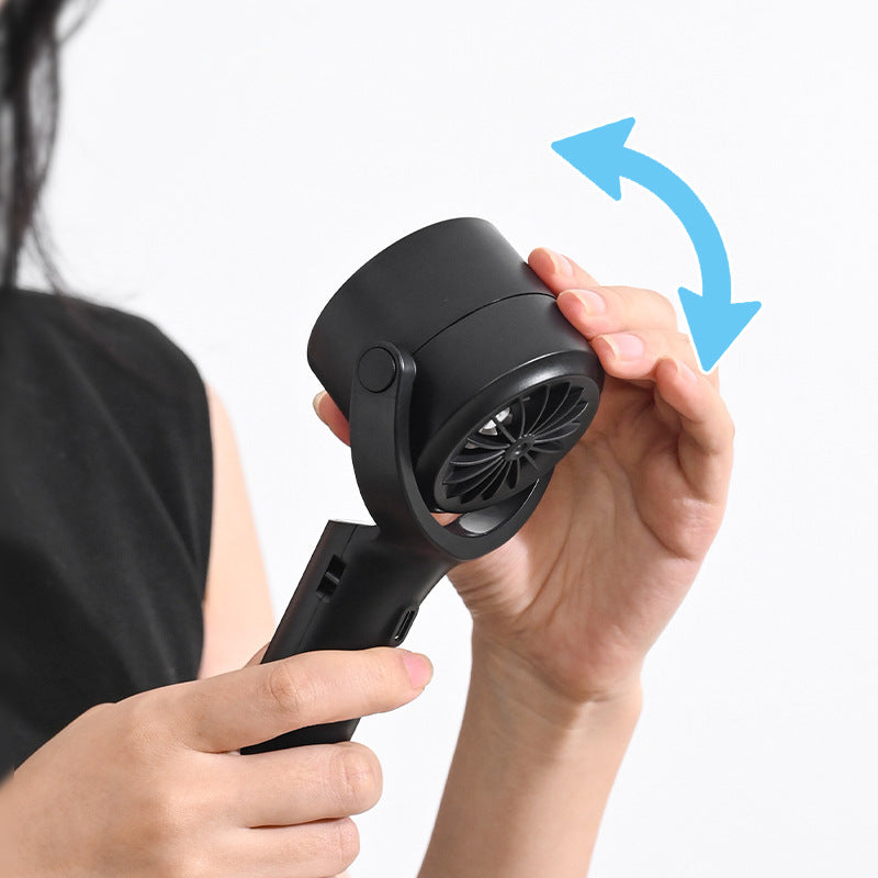 Rechargeable Handheld Fan Compact Portable Quiet Brushless Motor Adjustable Tilt