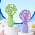 Portable Mini Fan USB Rechargeable 3-Speed Quiet Operation Compact Size