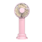 Portable Mini Fan Battery-Powered Lightweight Personal Handheld Fan with Multiple Speeds