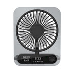Portable Table Fan with Adjustable Tilt USB Powered Quiet Operation Compact Size