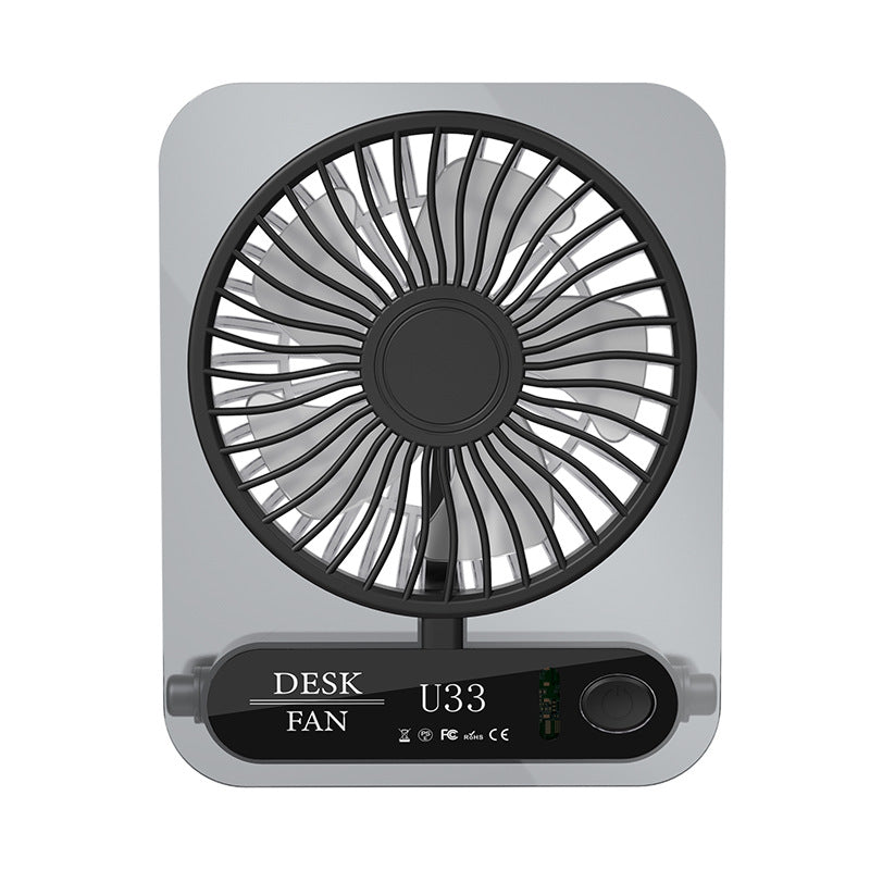 Portable Table Fan with Adjustable Tilt USB Powered Quiet Operation Compact Size