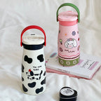 Playful Insulated Water Bottle BPA-Free Plastic with Handle and Animal Design for Women